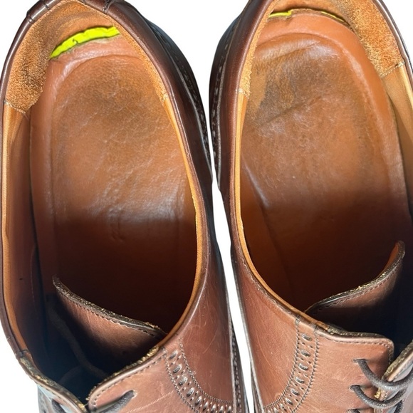 WOLF & SHEPHERD Senna Wingtip Oxford Dress Shoe in Maple Brown main image 11
